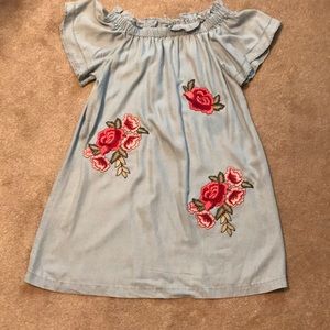 Dress with floral